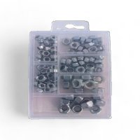 HEXAGON NUTS ASSORTMENT M4 - M6 160-PIECES (1PC)