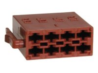 HOUSING ISO SPEAKER 8 PIN BULK (1PC) HOUSING ISO SPEAKER 8 PIN BULK (1PC)