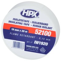 HPX PVC INSULATION TAPE VDE - WHITE 19MMX20M (1PC)