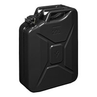 JERRYCAN 20L MÉTAL NOIR UN- & TÜV/GS-APPROUVÉ (1PC) JERRYCAN 20L MÉTAL NOIR UN- & TÜV/GS-APPROUVÉ (1PC)