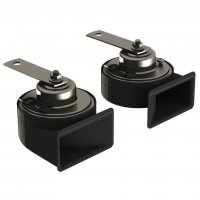 JEU DE KLAXONS AVEC FRÉQUENCE HAUTE ET BASSE 500HZ - 410HZ (2PC) JEU DE KLAXONS AVEC FRÉQUENCE HAUTE ET BASSE 500HZ - 410HZ (2PC)