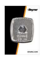 LAMPE DE MARQUAGE BLANCHE 66X62MM AVEC REFLECTEUR (1PC) LAMPE DE MARQUAGE BLANCHE 66X62MM AVEC REFLECTEUR (1PC)