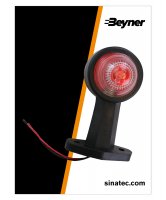 LARGE LUMIÈRE ROUGE / BLANC 120MM DROIT (1PC) LARGE LUMIÈRE ROUGE / BLANC 120MM DROIT (1PC)