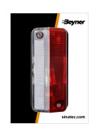 LARGE LUMIÈRE ROUGE / BLANC 92X42MM (1PC) LARGE LUMIÈRE ROUGE / BLANC 92X42MM (1PC)