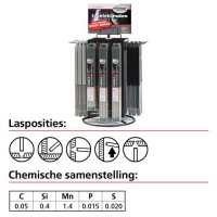 LASELEKTRODE E 7018 Ø 4,00 X 350MM/(10ST) LASELEKTRODE E 7018 Ø 4,00 X 350MM/(10ST)