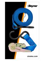 LASHING STRAP BLUE WITH RATCHET + 2 HOOKS 5 METERS (1PC) LASHING STRAP BLUE WITH RATCHET + 2 HOOKS 5 METERS (1PC)