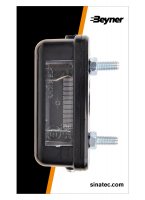 LICENSE LIGHTING 85X35MM (2PC) LICENSE LIGHTING 85X35MM (2PC)