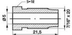 mamelon de conduite de frein 71620uncx215mm sw12 5mm 10pc