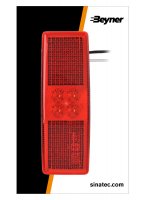 MARKERINGSLAMP 12/24V ROOD 110X40MM LED (1ST) MARKERINGSLAMP 12/24V ROOD 110X40MM LED (1ST)