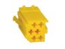 mini fiche iso 6pin male jaune vrac 1pc