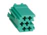 mini fiche iso 6pin male vert vrac 1pc