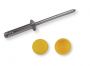 NO. PLATE BLIND RIVET TRIFORM ALUMINIUM WITH YELLOW COVER 4,8X20,5MM (100PCS) NO. PLATE BLIND RIVET TRIFORM ALUMINIUM WITH YELLOW COVER 4,8X20,5MM (100PCS)