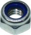 nylon insert locking nut din 985 zinc plated m20 100pcs