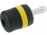 prevost coupleur autoobturant poin jaune tuyau 06mm 1pc