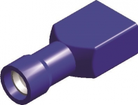PVC ECONOMY FULLY-INSULATED FEMALE DISCONNECTORS BLUE 6,3X0,8 QUADRAT (100) PVC ECONOMY FULLY-INSULATED FEMALE DISCONNECTORS BLUE 6,3X0,8 QUADRAT (100)