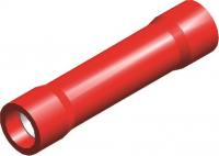 PVC ECONOMY INSULATED BUTT CONNECTORS RED 0,5-1,5 (100) PVC ECONOMY INSULATED BUTT CONNECTORS RED 0,5-1,5 (100)