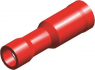 pvc economy insulated female bullet disconnectors red 0515 40mm 100