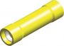 PVC INSULATED BUTT CONNECTORS YELLOW 4-6 (25PCS) PVC INSULATED BUTT CONNECTORS YELLOW 4-6 (25PCS)