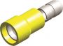 PVC INSULATED MALE BULLET DISCONNECTORS YELLOW 5,0 (5PCS) PVC INSULATED MALE BULLET DISCONNECTORS YELLOW 5,0 (5PCS)