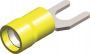 PVC INSULATED SPADE TERMINALS YELLOW M6 (6,4)(5PCS) PVC INSULATED SPADE TERMINALS YELLOW M6 (6,4)(5PCS)