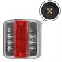 REAR LIGHT 4 FUNCTIONS 98X105MM 14LED + 5-PIN EC (1PC) REAR LIGHT 4 FUNCTIONS 98X105MM 14LED + 5-PIN EC (1PC)
