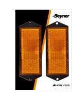 REFLECTOR ORANJE 104X40MM SCHROEFBEVESTIGING (2ST) REFLECTOR ORANJE 104X40MM SCHROEFBEVESTIGING (2ST)