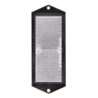 REFLECTOR WIT 104X40MM SCHROEFBEVESTIGING (1ST) REFLECTOR WIT 104X40MM SCHROEFBEVESTIGING (1ST)