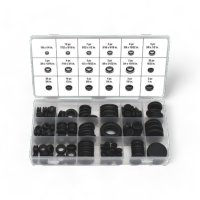 RUBBER GROMMETS & PLUGS ASSORTMENT 125-PIECES (1PC)