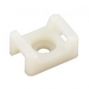 SCREW FIXING MOUNTS WHITE 21.9X15.9MM HEIGHT=9.7 Ø=6.4 FOR CABLE TIE 7.6MM (100PCS) SCREW FIXING MOUNTS WHITE 21.9X15.9MM HEIGHT=9.7 Ø=6.4 FOR CABLE TIE 7.6MM (100PCS)