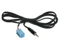 STEREO JACK 3.5MM STEREO NAAR MINI-ISO (BLAUW) 1.25METER (1ST) STEREO JACK 3.5MM STEREO NAAR MINI-ISO (BLAUW) 1.25METER (1ST)