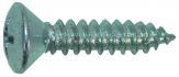 tapping screw raised countersunk head din 7983ch ph zinc plated 39x32 100pcs