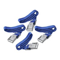 TIE DOWN STRAPS WITH METAL SNAP-LOCK FOR BIKE CARRIER 4 PIECES (1PC) TIE DOWN STRAPS WITH METAL SNAP-LOCK FOR BIKE CARRIER 4 PIECES (1PC)