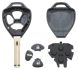 toyota car key empty housing including 3 buttons 1 pc