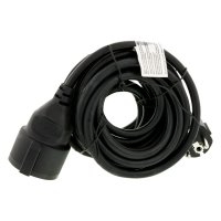 VERLENGSNOER MET RANDAARDE 2500W 3X1,5 MM ZWART 5 METER VERLENGSNOER MET RANDAARDE 2500W 3X1,5 MM ZWART 5 METER