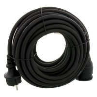 VERLENGSNOER NEOPREEN (IP44) 3X1,5MM2 ZWART 10 METER VERLENGSNOER NEOPREEN (IP44) 3X1,5MM2 ZWART 10 METER