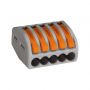 WAGO VERBINDINGSKLEM 5X2,5MM2 GRIJS WAGO VERBINDINGSKLEM 5X2,5MM2 GRIJS