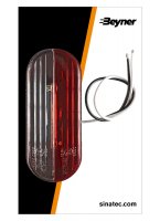 WIDE LIGHT LED RED / WHITE LEFT (1PC) WIDE LIGHT LED RED / WHITE LEFT (1PC)