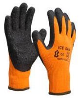 WINTER GLOVE ORANGE/BLACK + LATEX GRIP MT11 (1 PAIR) (1PC) WINTER GLOVE ORANGE/BLACK + LATEX GRIP MT11 (1 PAIR) (1PC)