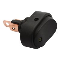 WIPSCHAKELAAR ON/OFF OVAAL 12V 16A , 12V AMBER/ORANJE LED (1ST) WIPSCHAKELAAR ON/OFF OVAAL 12V 16A , 12V AMBER/ORANJE LED (1ST)